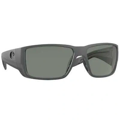 Pre-owned Costa Del Mar Costa Blackfin Pro Matte Gray Sunglasses W/gray 580g Lenses 06s9078-90781260 In Pro Matte Gray W/gray 580g Lenses