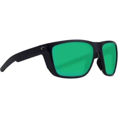 Pre-owned Costa Del Mar Costa Ferg Matte Black Sunglasses W/green Mirror 580g Lenses 06s9002-90020159 In Matte Black W/green Mirror 580g Lenses