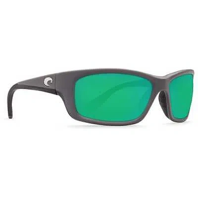 Pre-owned Costa Del Mar Costa Jose Matte Gray Frame Sunglasses W/green Mirror 580g Lens 06s9023-90232462 In Matte Gray Frame W/green Mirror 580g Lenses