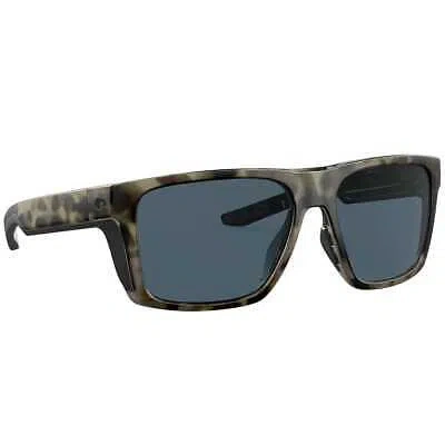 Pre-owned Costa Del Mar Costa Lido Wetlands Sunglasses W/gray 580p Lenses 06s9104-91040857 In Wetlands W/gray 580p Lenses