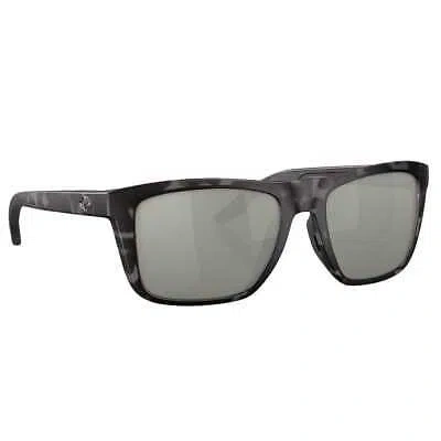 Pre-owned Costa Del Mar Costa Mainsail Tiger Shark Sunglasses W/silver Mirror 580g 06s9107-91070655 In Tiger Shark Frame W/silver Mirror 580g Lenses