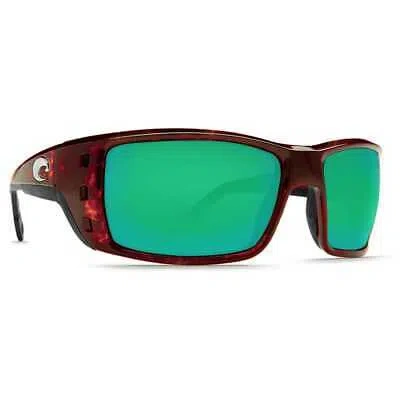 Pre-owned Costa Del Mar Costa Permit Tortoise Frame Sunglasses W/green Mirror 580g Lens 06s9022-90221862 In Tortoise Frame W/green Mirror 580g Lenses