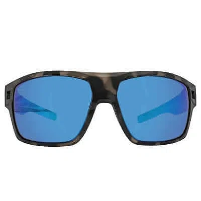 Pre-owned Costa Del Mar Diego Blue Mirror Polarized Glass Men's Sunglasses 6s9034 903431