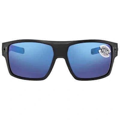 Pre-owned Costa Del Mar Diego Blue Mirror Polarized Glass Men's Sunglasses Dgo 11 Obmglp