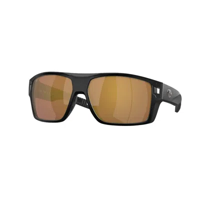 Costa Del Mar Diego Gold Mirror Polarized Glass Pilot Men's Sunglasses 6s9034 903432 62 In Black