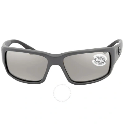 Costa Del Mar Fantail Copper Silver Mirror Polarized Glass Men's Sunglasses Tf 98 Oscglp 59 In Copper / Gray / Silver