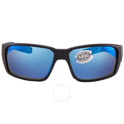 Costa Del Mar Fantail Pro Blue Mirror Polarized Glass Men's Sunglasses 6s9079 907901 60