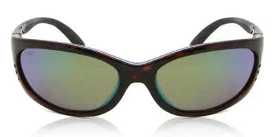 Costa Del Mar Fathom Polarized Fa 10 Ogmglp Occhiali Da Sole Tartarugatishell Per Uomo In Brown