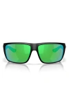 Costa Del Mar 64mm Polarized Rectangular Sunglasses In Multi