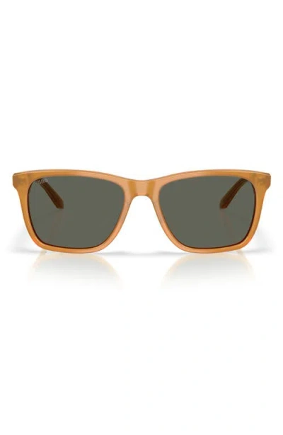 Costa Del Mar Gravels 57mm Polarized Square Sunglasses In Brown