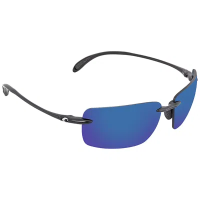 Costa Del Mar Gulf Shore Blue Mirror Polarized Polycarbonate Unisex Sunglasses Gsh 11 Obmp 66 In ["blue"]