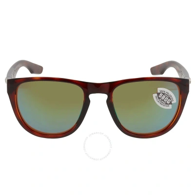 Costa Del Mar Irie Green Mirror Polarized Glass 580g Aviator Unisex Sunglasses 6s9082 908206 55