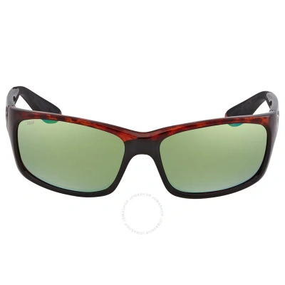 Costa Del Mar Jose Green Mirror Polarized Polycarbonate Men's Sunglasses Jo 10 Ogmp 62 In Green / Tortoise