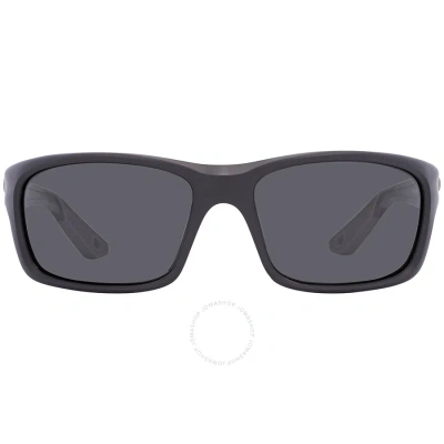 Costa Del Mar Jose Pro Grey Polarized Glass Men's Sunglasses 6s9106 910604 62 In Black / Grey