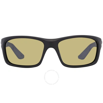 Costa Del Mar Jose Pro Sunrise Silver Mirror Polarized Glass Men's Sunglasses 6s9106 910605 62 In Black / Silver