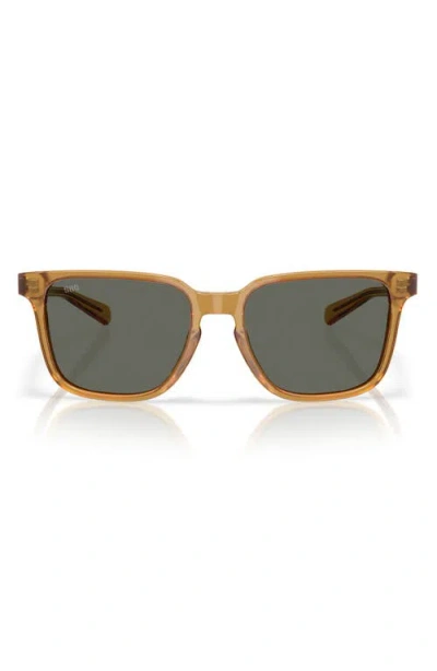Costa Del Mar Kailano 53mm Polarized Square Sunglasses In Gray