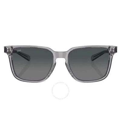 COSTA DEL MAR COSTA DEL MAR KAILANO GREY GRADIENT POLARIZED GLASS SQUARE MEN'S SUNGLASSES 6S2013 201302 53