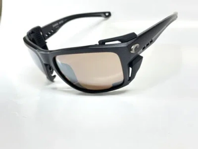 Pre-owned Costa Del Mar King Tide 8 Black Pearl Matte Copper Silver Mirror 580 Glass Lens