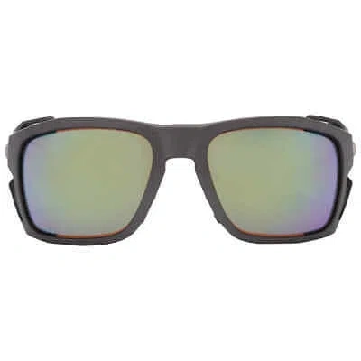 Pre-owned Costa Del Mar King Tide 8 Green Mirror Polarized Glass Wrap Men's Sunglasses