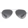 Costa Del Mar Loreto Grey Gradient Polarized Glass Pilot Ladies Sunglasses 6s4006 400634 56 In Gray