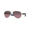 Costa Del Mar Loreto Rose Gradient Polarized Glass Pilot Unisex Sunglasses 6s4006 400635 56
