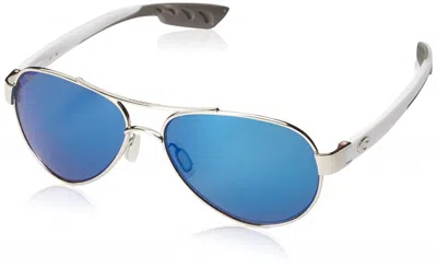 Pre-owned Costa Del Mar Loreto Sunglasses In Gray Blue Mirrored