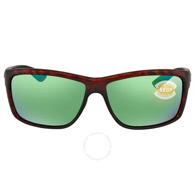 Costa Del Mar Mag Bay Green Mirror Polarized Polycarbonate Men's Sunglasses Aa 10 Ogmp 63 In Blue