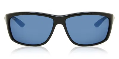 Costa Del Mar Mag Bay Polarized 904804 Occhiali Da Sole Neri Per Uomo In Black