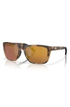 Costa Del Mar Mainsail 55mm Mirrored Polarized Rectangular Sunglasses In Multi