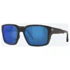 Costa Del Mar Rinconcito Ric 11 Obmp Flat Top Polarized Sunglasses In Black