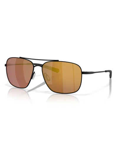 Costa Del Mar Men's Canaveral Polarized Sunglasses, 6s6002 In Satin Black