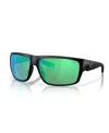 Costa Del Mar Men's Fly Line Polarized Sunglasses, 6s9129 In Matte Black