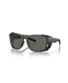 Costa Del Mar King Tide 6 58mm Polarized Rectangular Sunglasses In Black