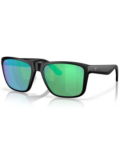 Costa Del Mar Men's Polarized Sunglasses, Broadbill Ii 6s9120 In Matte Black