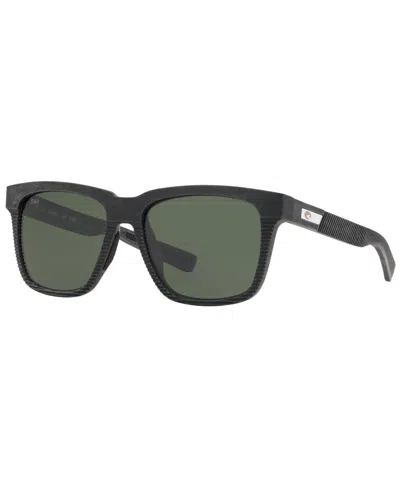 Costa Del Mar Men's Polarized Sunglasses, Pescador In Black,grey