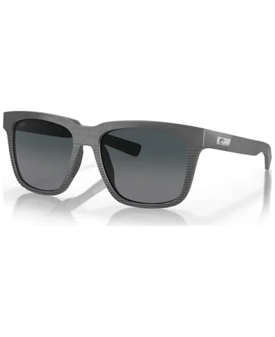 Costa Del Mar Men's Polarized Sunglasses, Pescador In Net Gray