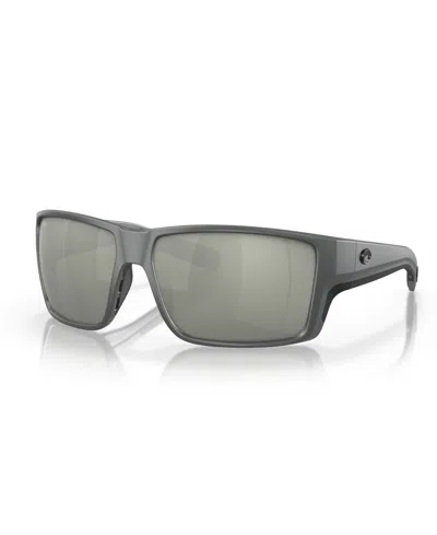 Costa Del Mar Men's Polarized Sunglasses, Reefton Pro 6s9080 In Matte Black,gray