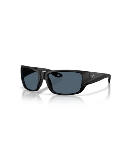 Costa Del Mar Men's Polarized Sunglasses, Schoolie 6s9132 In Black