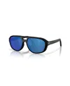 Costa Del Mar Men's Polarized Sunglasses, Street Heat 6s9133 In Black