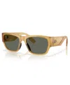 Costa Del Mar Suenos 57mm Polarized Rectangular Sunglasses In Gold