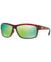 Costa Del Mar Men's Polarized Sunglasses In Tortoise,green Mir Pol
