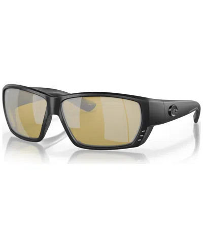Costa Del Mar Men's Polarized Sunglasses, Tuna Alley In Black