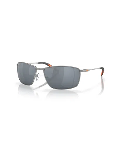 Costa Del Mar Men's Polarized Sunglasses, Turret 6s6009 In White