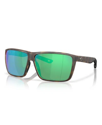 Costa Del Mar Men's Rincon Ii Polarized Sunglasses, 6s9121 In Matte Tortoise