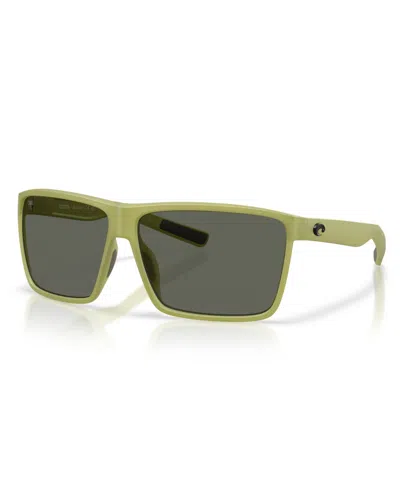 Costa Del Mar Men's Rincon Polarized Sunglasses, Gradient 6s9018 In Green