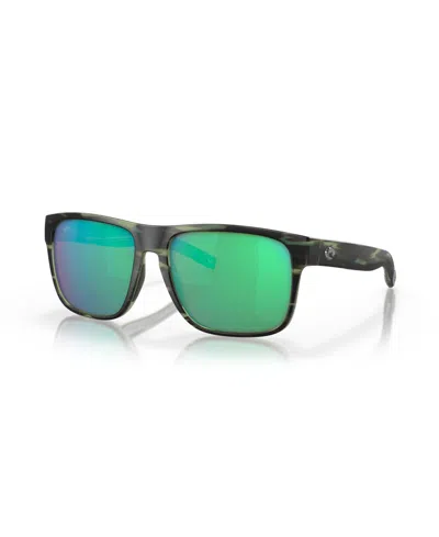 Costa Del Mar Men's Spearo Xl Polarized Sunglasses, 6s9013 In Green