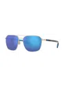 Costa Del Mar Wader 58mm Polarized Mirrored Rectangular Sunglasses In Blue