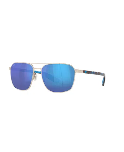 COSTA DEL MAR MEN'S WADER POLARIZED SUNGLASSES, 6S4003