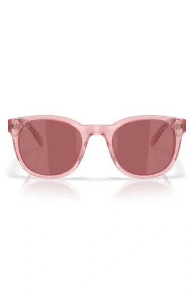 Costa Del Mar Middles 51mm Gradient Polarized Round Sunglasses In Red