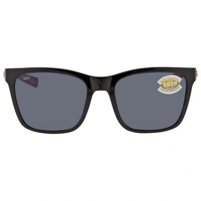 Costa Del Mar Panga Grey Polarized Polycarbonate Ladies Sunglasses Pag 259 Ogp 56